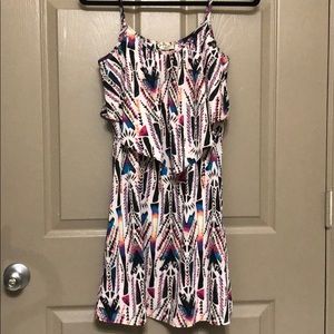 ✨ Tiered Tribal Print Dress